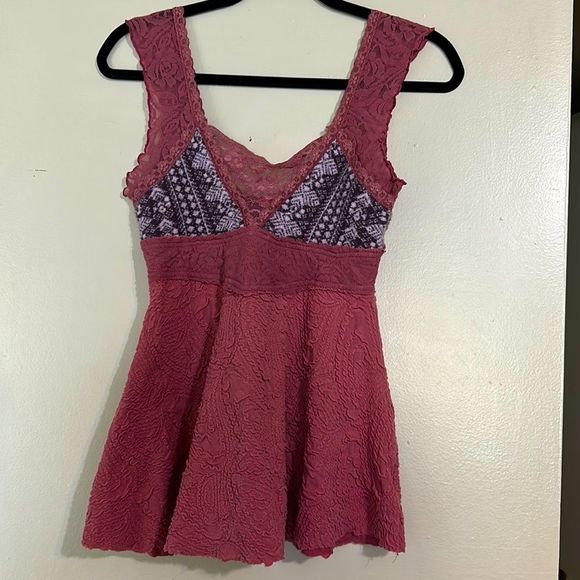 Free People sleeveless lace top - Picture 1 of 5